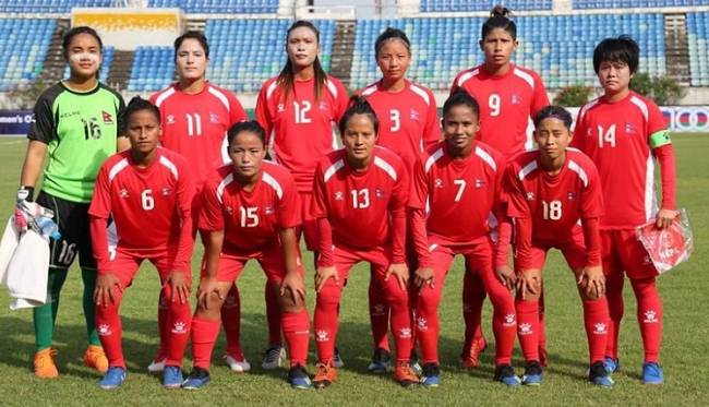 साफ महिला फुटबलमा नेपालसँग श्रीलङ्का पराजित
