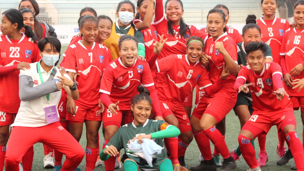 साफ यू-१९ महिला फुटबलमा आज नेपाल र भुटान भिड्ने