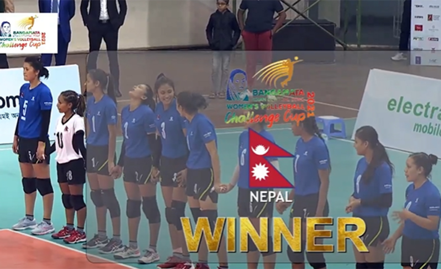 नेपाल एसियन सेन्ट्रल जोन महिला भलिबल च्यालेन्ज कपको उपाधि विजेता