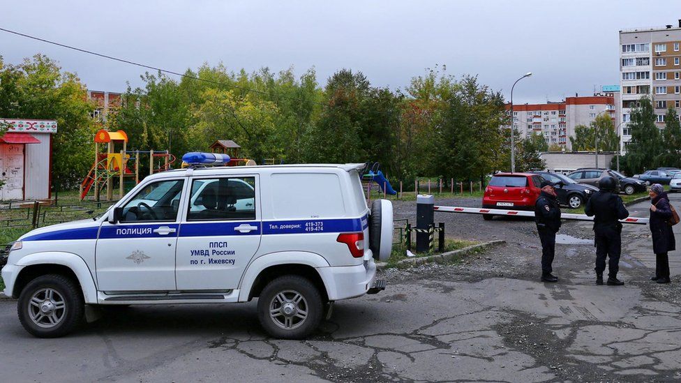 रूसी विद्यालयमा गोली चल्दा सात विद्यार्थीसहित १३ को मृत्यु, तीन दिने शोकको घोषणा