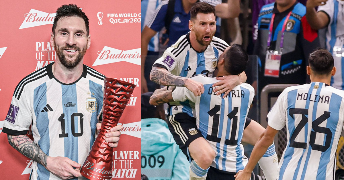 अर्जेन्टिना विजयी: म्याराडोना बराबर गोल गर्दै मेस्सी भए 'म्यान अफ द म्याच'