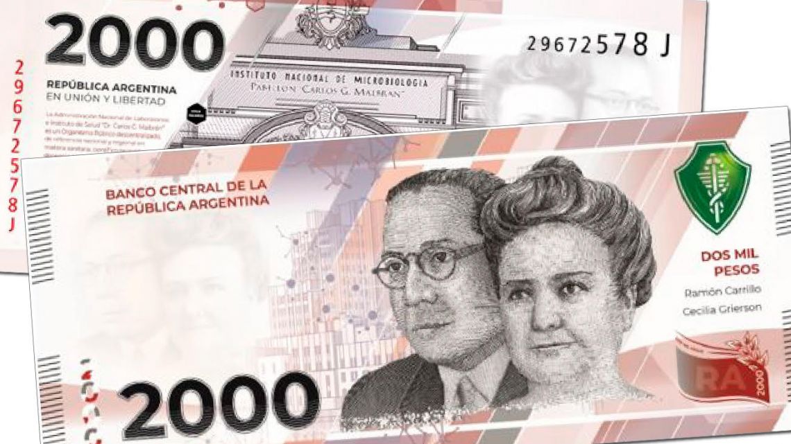 मुद्रास्फीति बढेपछि अर्जेन्टिनाले जारी गर्‍यो दुई हजार पेसोको नोट