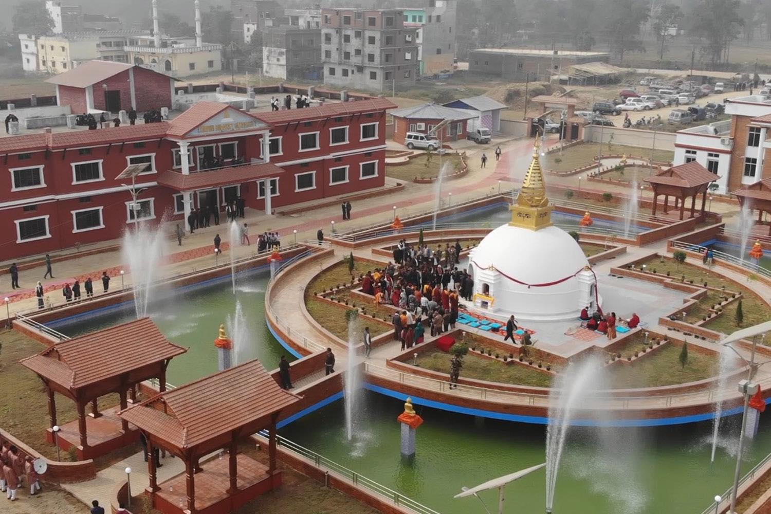 लुम्बिनी बौद्ध विश्वविद्यालय परिसरलाई पञ्चशीलयुक्त राखिने